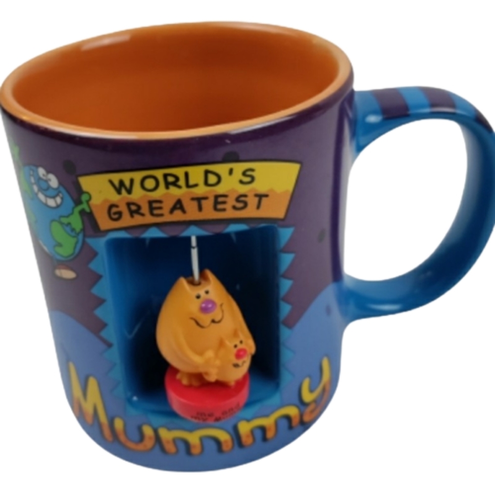 Vtg Expression world's greatest mummy 3D cup 2002